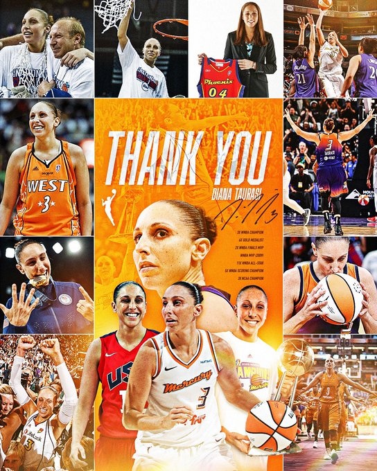 傳奇落幕！WNBA巨星陶樂西宣布退役 結束20年職業(yè)生涯
