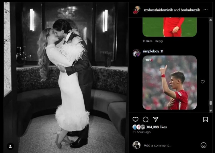 沒完沒了？索博曬結婚照，評論區(qū)還有很多球迷在刷居勒爾圖片